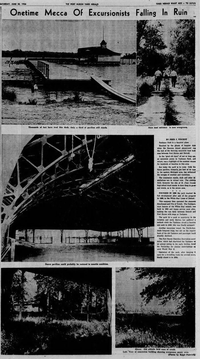 Tashmoo Park Dance Pavillion - June 1956 Article